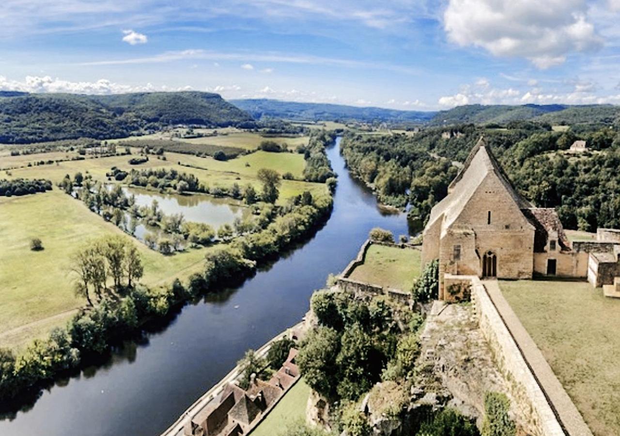 Au Coeur De Beynac, Une Maison De Caractere Avec Jardin Terrasse Exterior foto